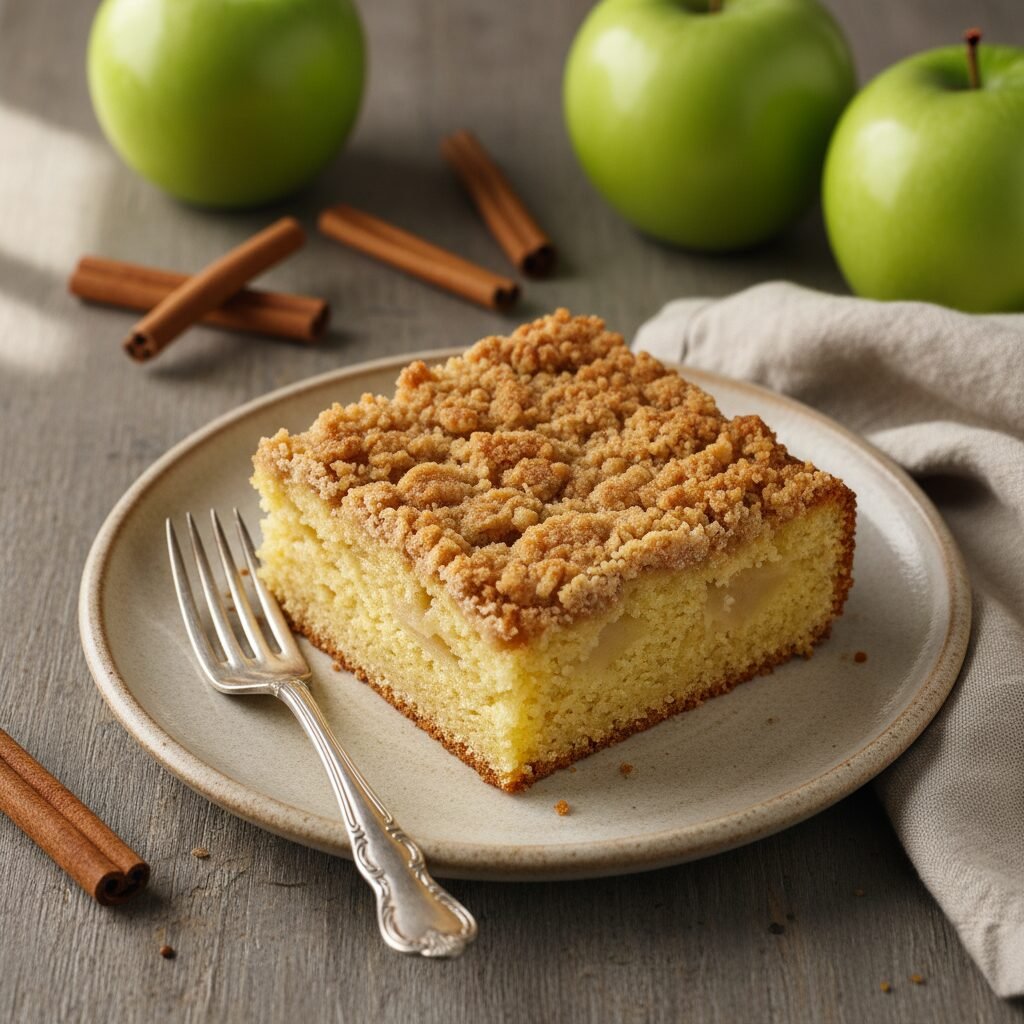 The Ultimate Moist Apple Cake With Buttery Crumb Topping