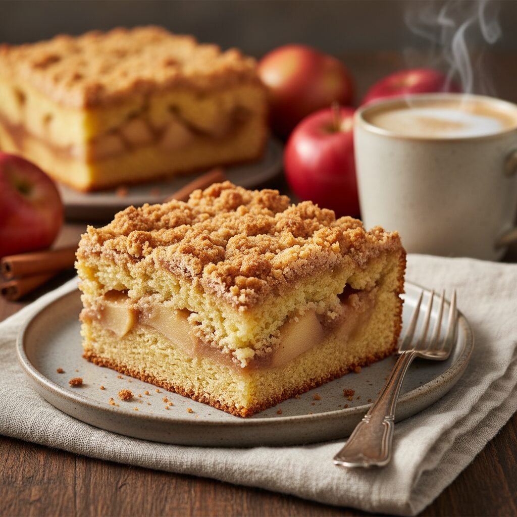 The Ultimate Moist Apple Coffee Cake with Cinnamon Streusel Crumble