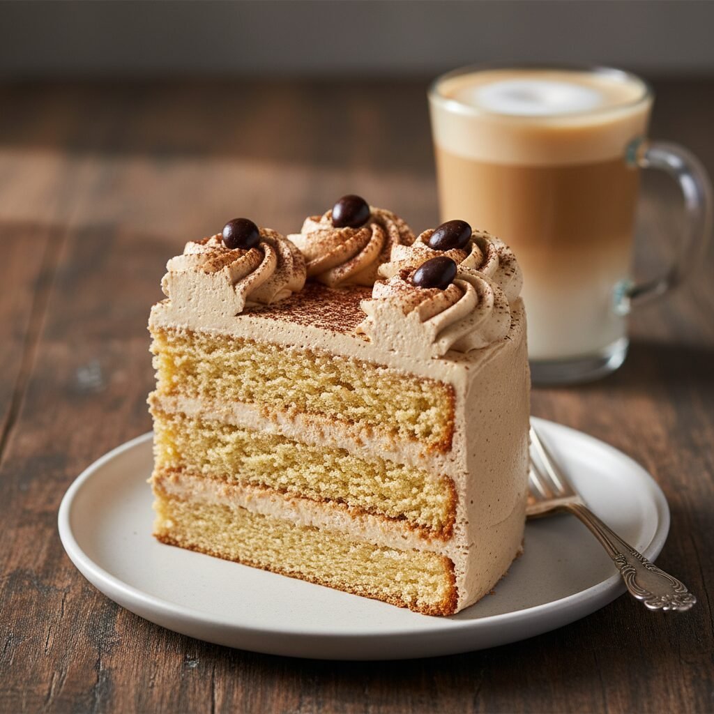 The Ultimate Moist Cappuccino Cake With Espresso Buttercream