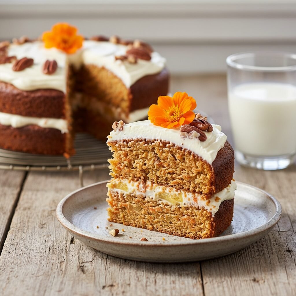 Best Ever Moist Carrot Layer Cake With Pineapple and Cream Cheese Frosting
