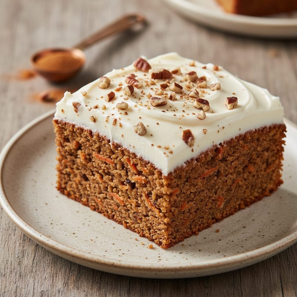 The Ultimate Moist Carrot Sheet Cake With Tangy Cream Cheese Frosting