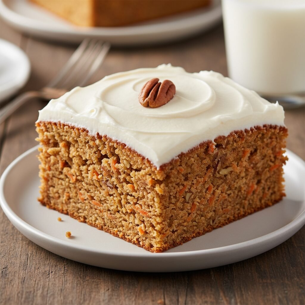 The Ultimate Moist Carrot Sheet Cake With Toasted Pecans