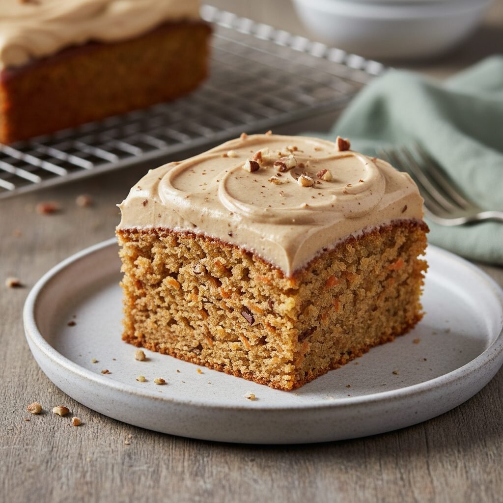 The Ultimate Moist Carrot Snack Cake with Brown Butter Frosting