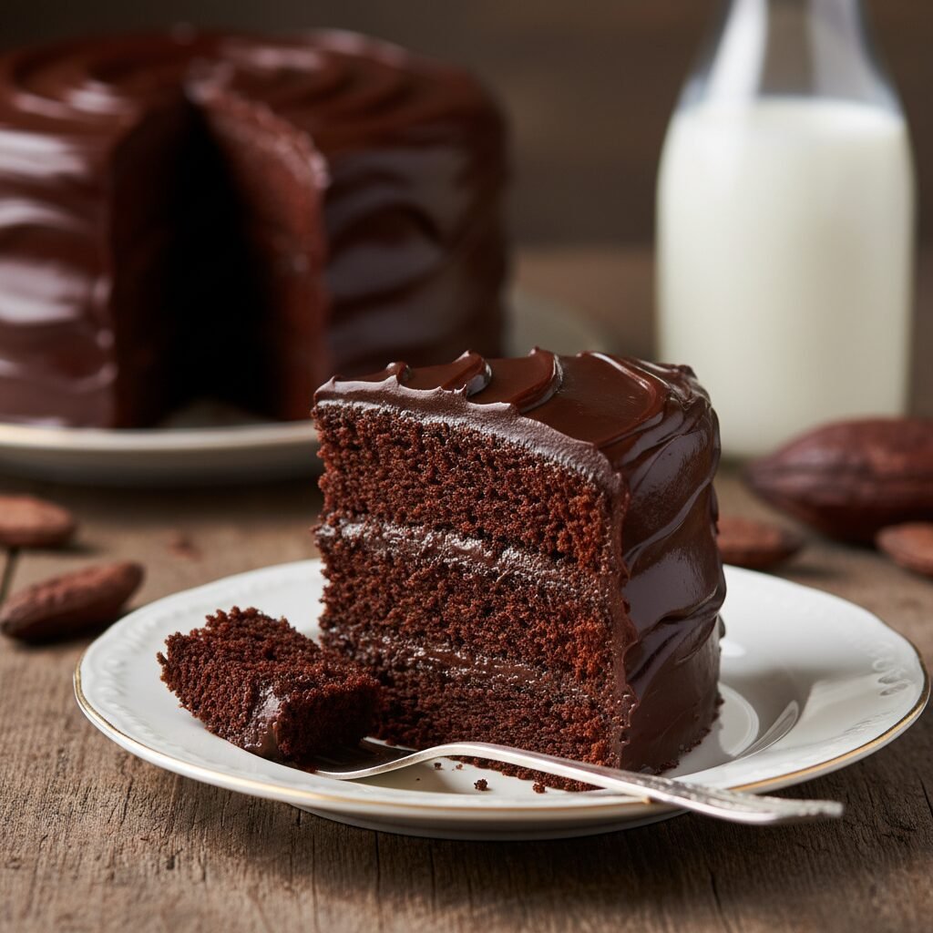 The Ultimate Moist Chocolate Birthday Cake With Silky Ganache