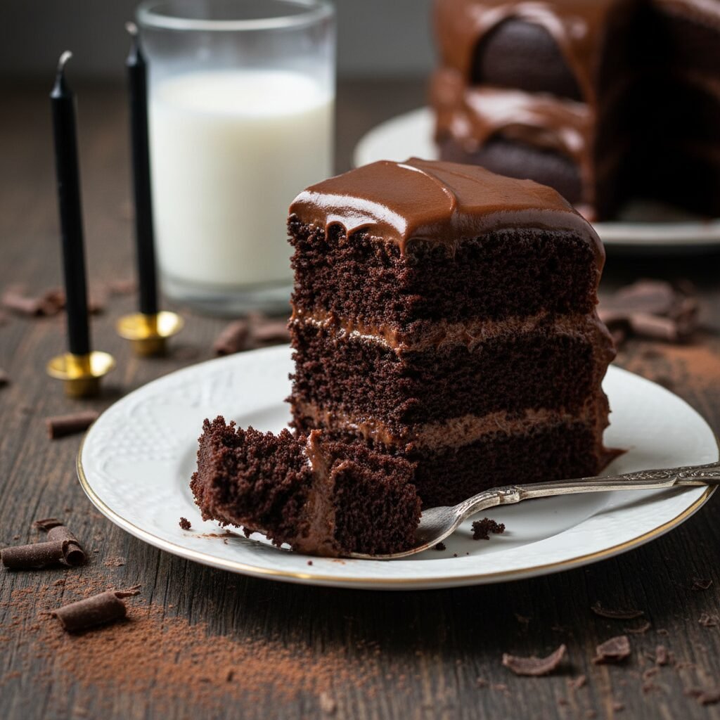 The Ultimate Moist Chocolate Birthday Cake with Sour Cream