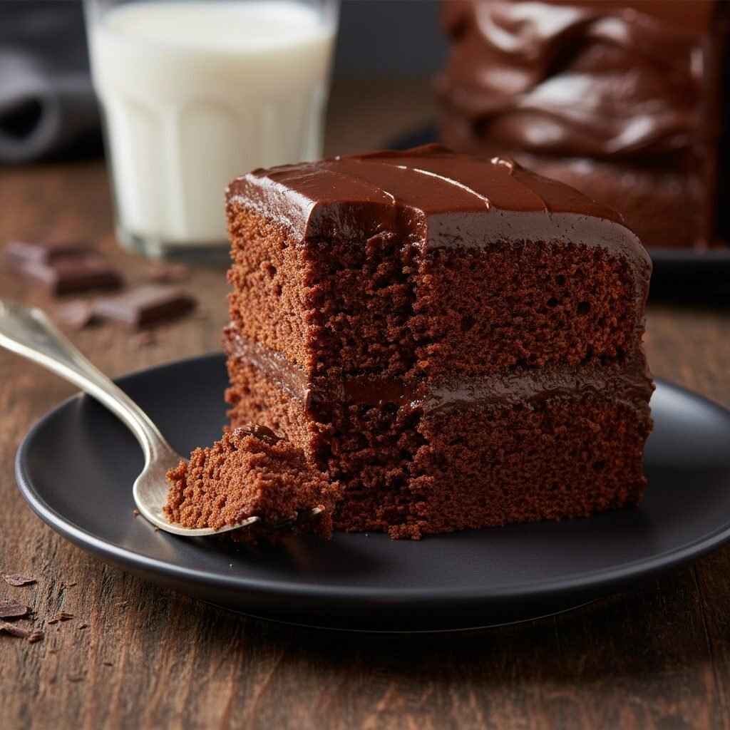 The Ultimate Moist Chocolate Fudge Cake For Three Layers Recipe