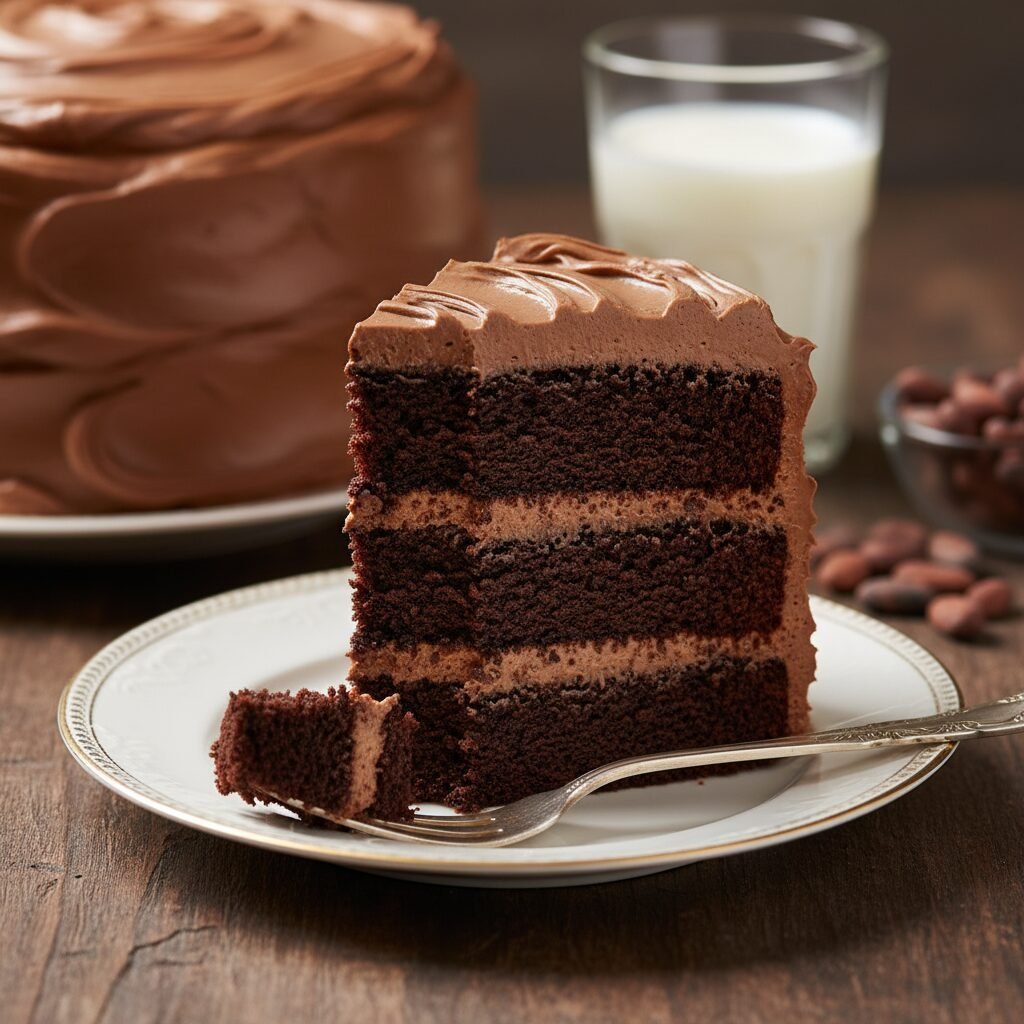 The Ultimate Moist Chocolate Fudge Cake With Rich Chocolate Buttercream