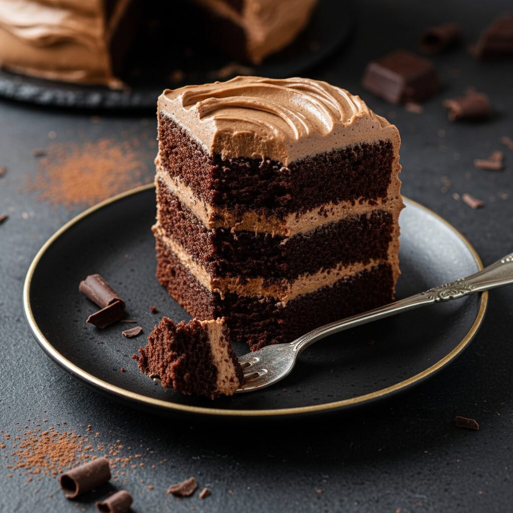 The Ultimate Moist Chocolate Layer Cake With Decadent Chocolate Buttercream