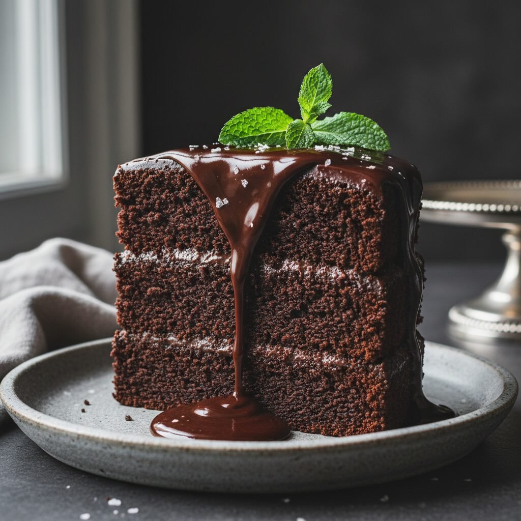 The Ultimate Moist Chocolate Layer Cake With Silky Ganache