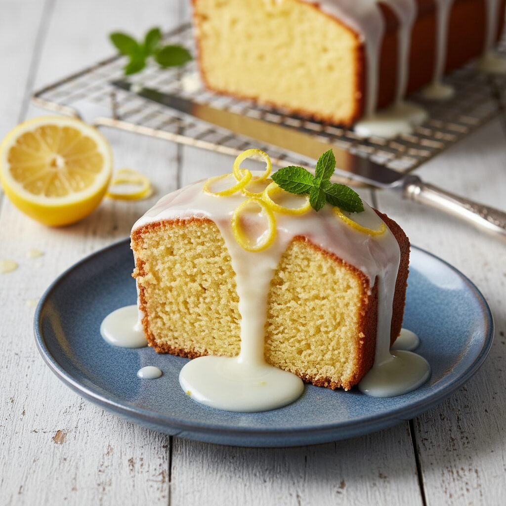 The Ultimate Moist Lemon Pound Cake with Zesty Glaze
