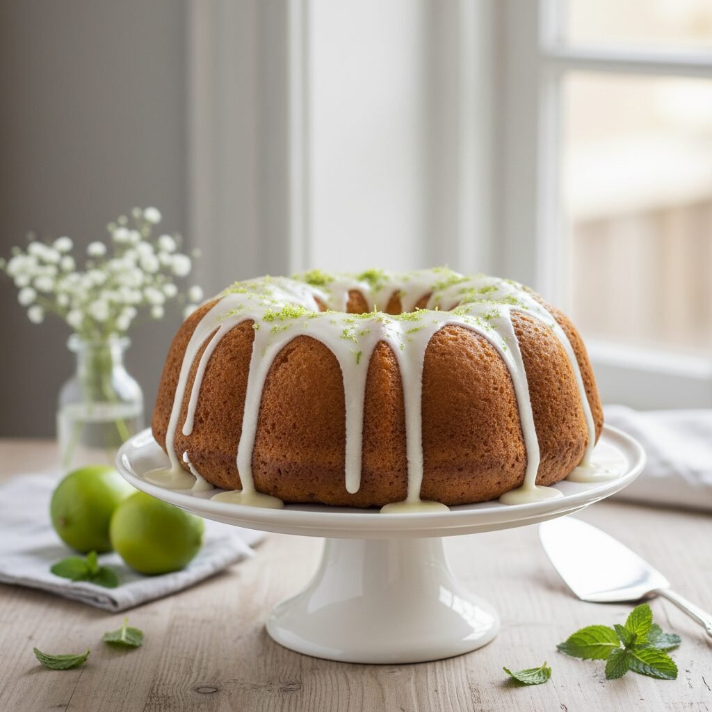 The Ultimate Moist Lime Bundt Cake with Zesty Glaze