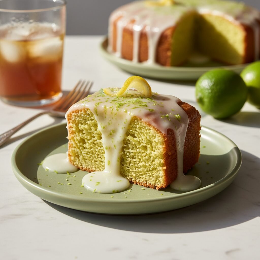 Moist Lime Cake With Lemon Glaze Recipe: A Zesty Citrus Explosion