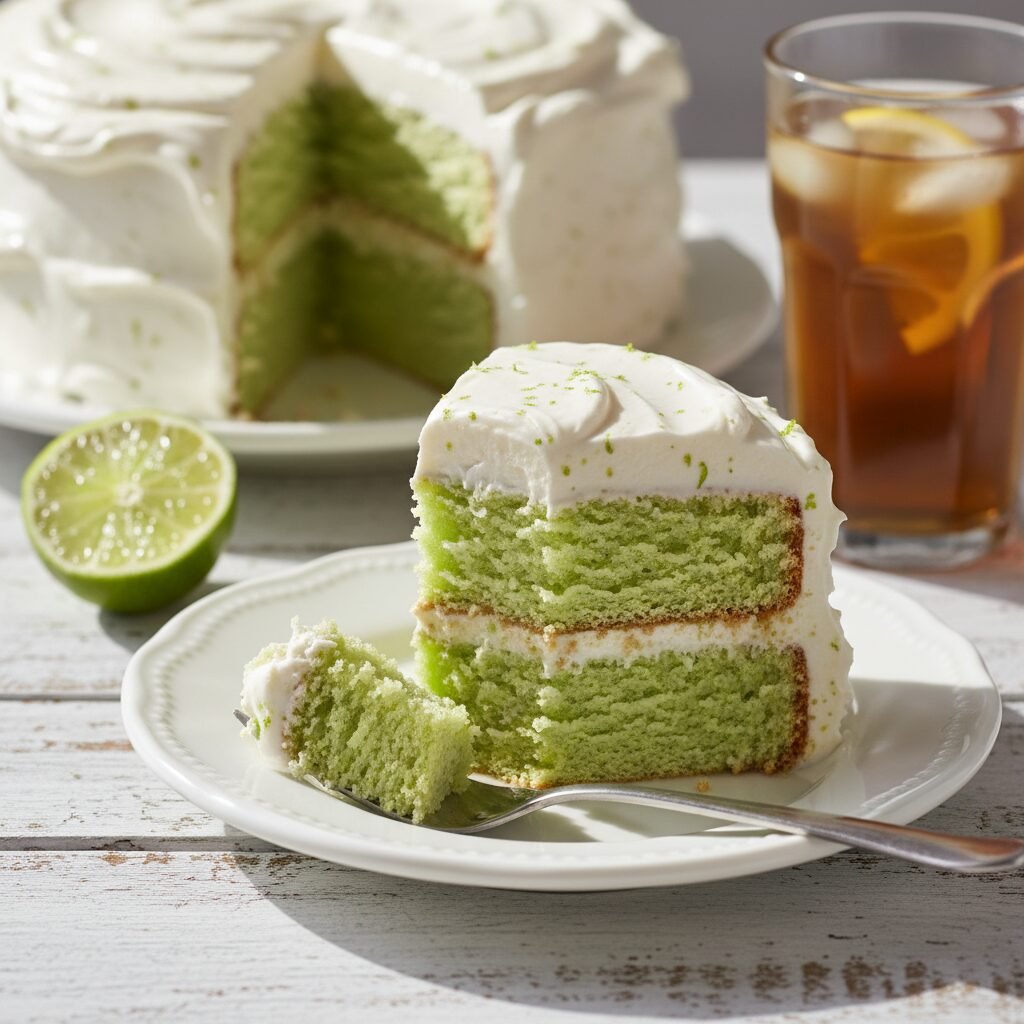 The Ultimate Moist Lime Layer Cake with Zesty Cream Cheese Frosting