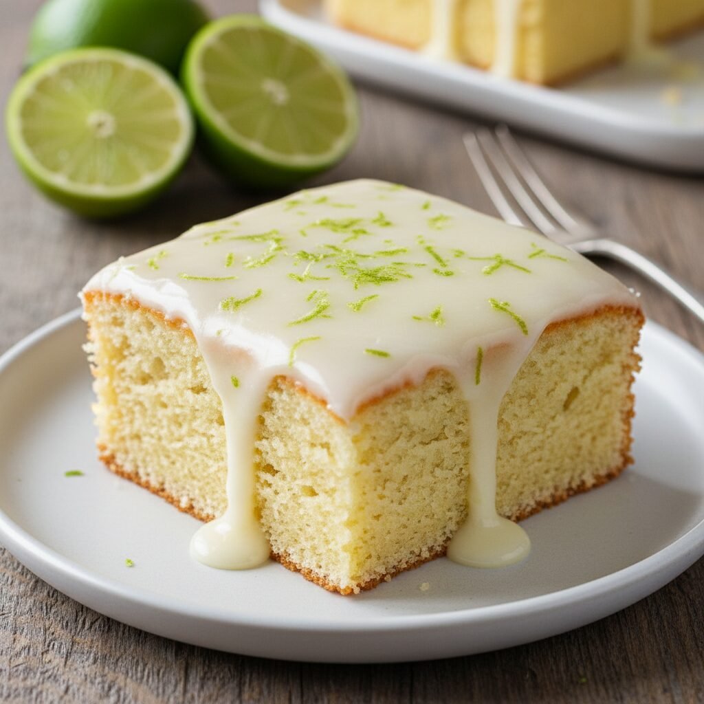 Ultimate Moist Lime Snack Cake with Zesty Glaze