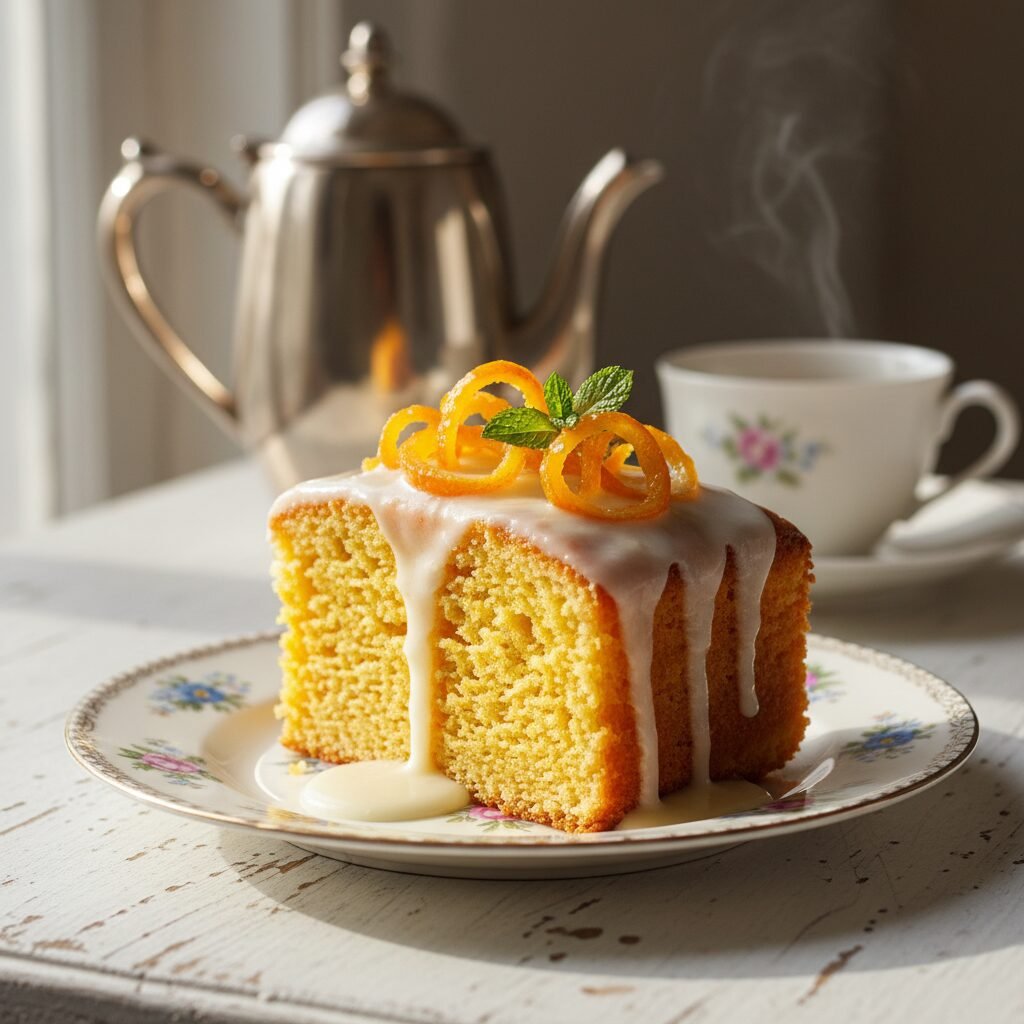 Sunshine Slice: The Ultimate Moist Orange Cake For Afternoon Tea