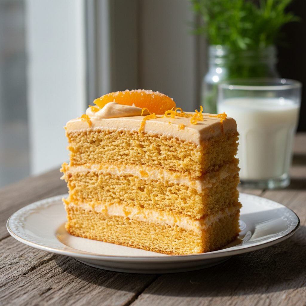 Ultimate Moist Orange Layer Cake with Creamy Citrus Buttercream