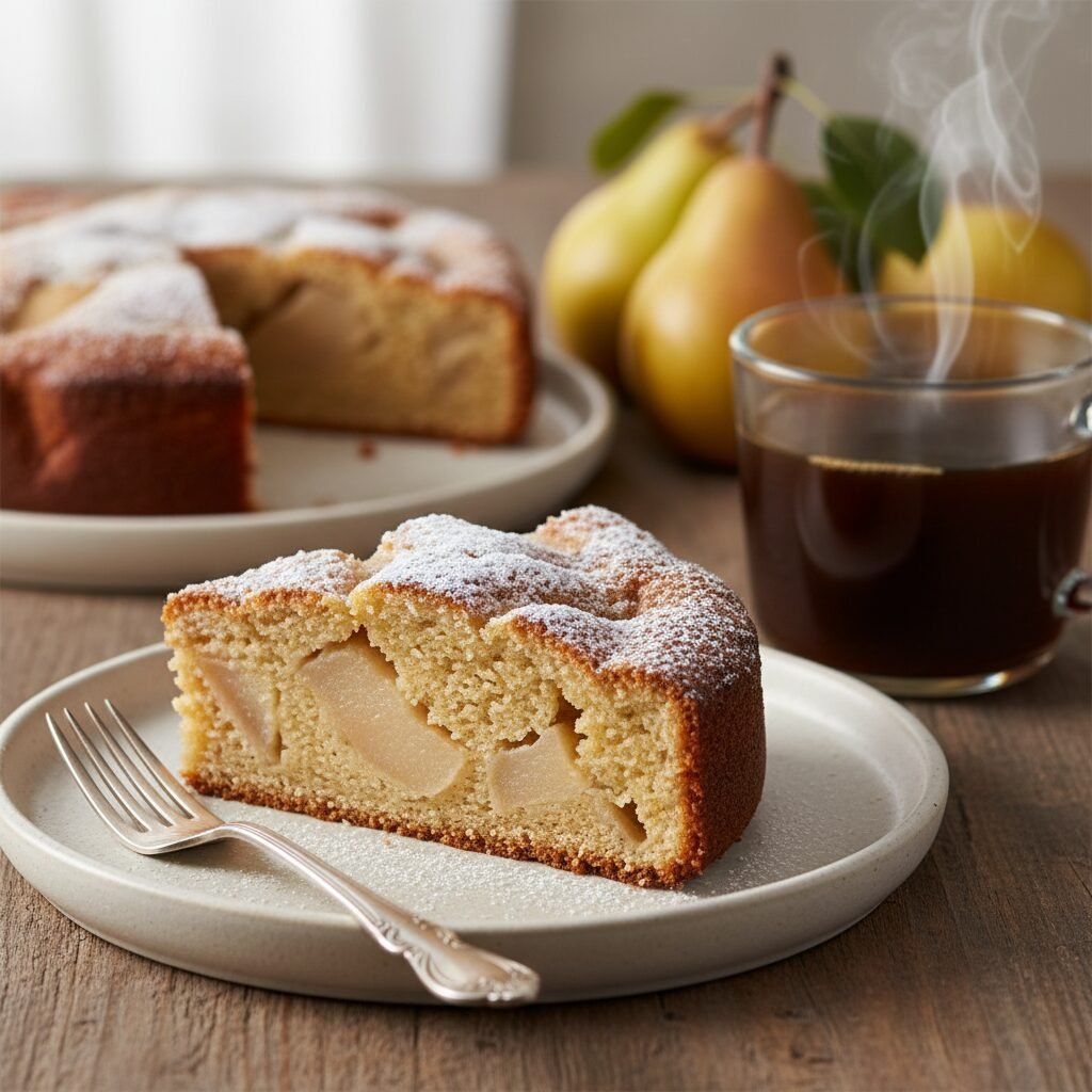 The Ultimate Moist Pear Cake For Brunch: A Rustic Fall Delight
