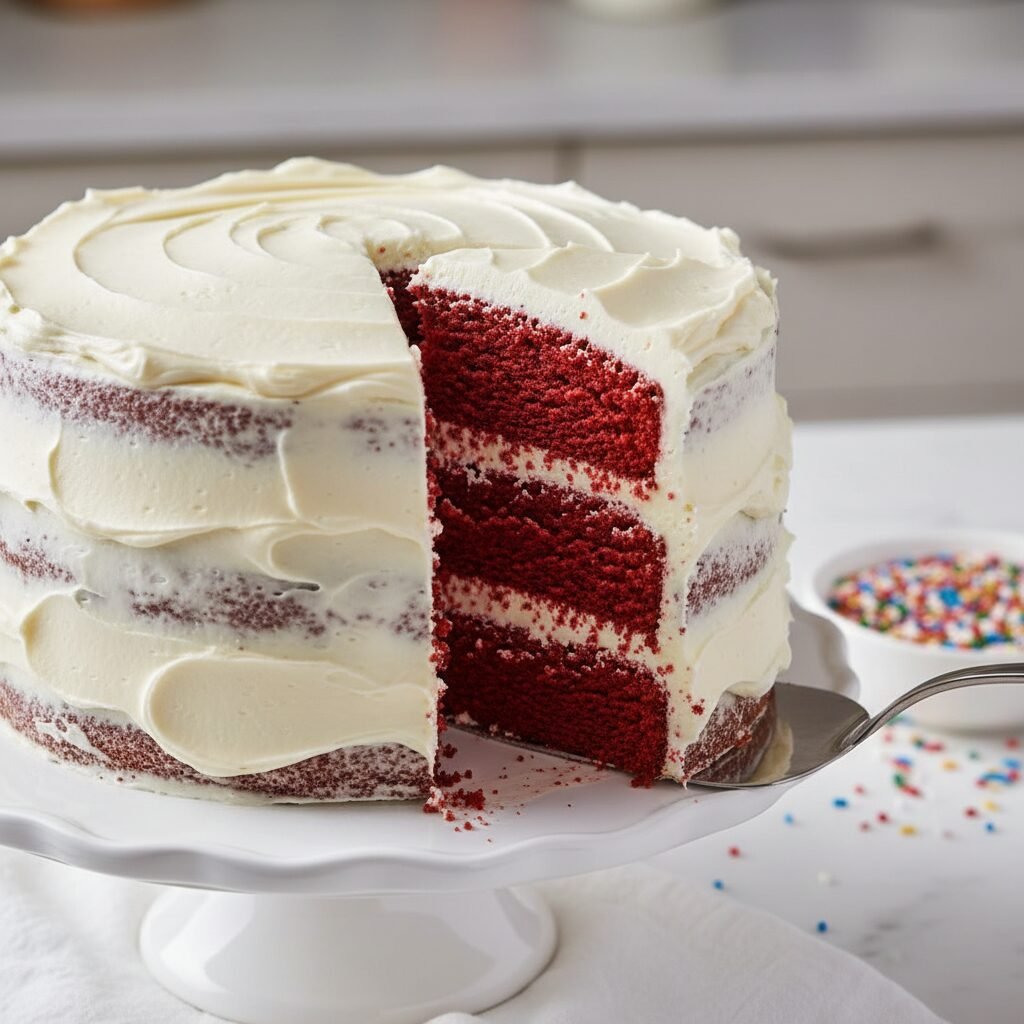 The Ultimate Moist Red Velvet Layer Cake For Birthday Celebrations