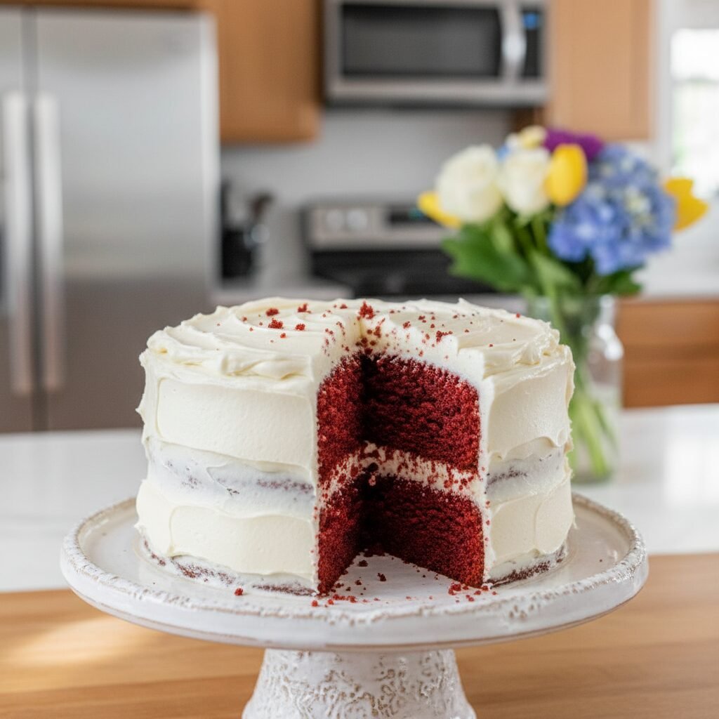The Ultimate Moist Red Velvet Layer Cake for Small Celebrations