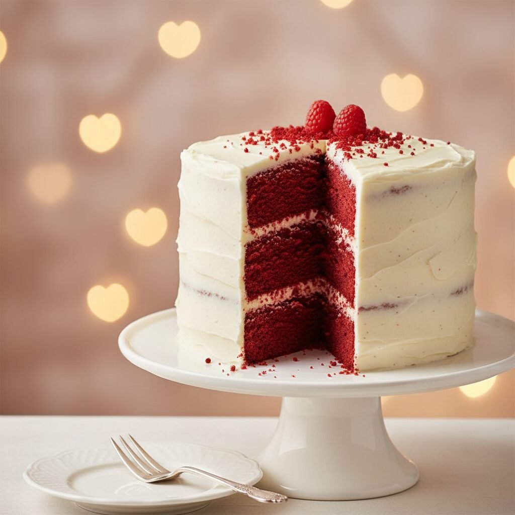 The Most Moist Red Velvet Layer Cake for Valentine's Day: A Love Letter in Every Bite
