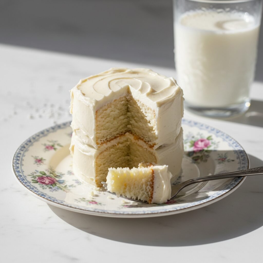 The Ultimate Moist Vanilla Layer Cake For Two: Small Batch Perfection