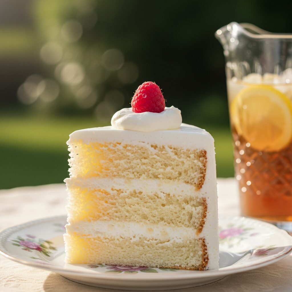 The Ultimate Moist Vanilla Layer Cake With Stabilized Whipped Cream Frosting