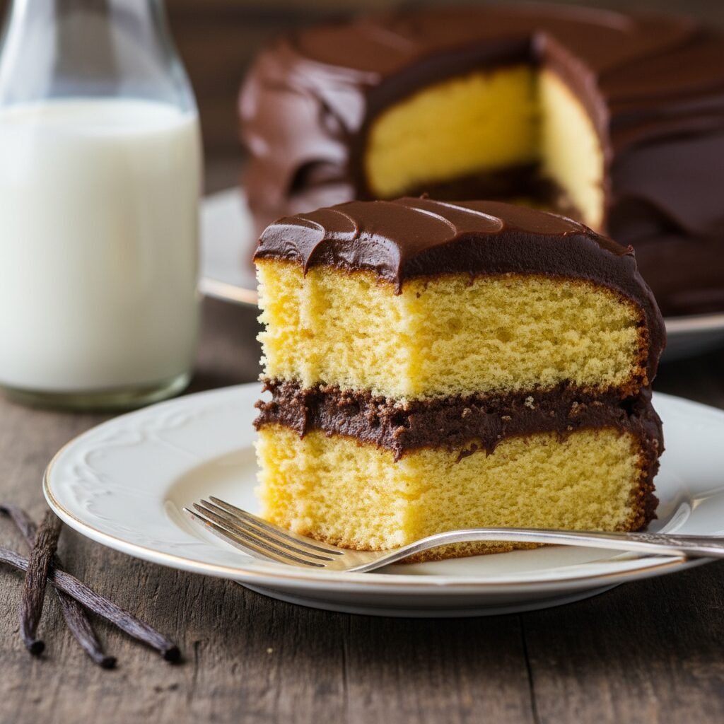 Yellow Layer The Ultimate Moist Yellow Layer Cake with Rich Chocolate Frosting