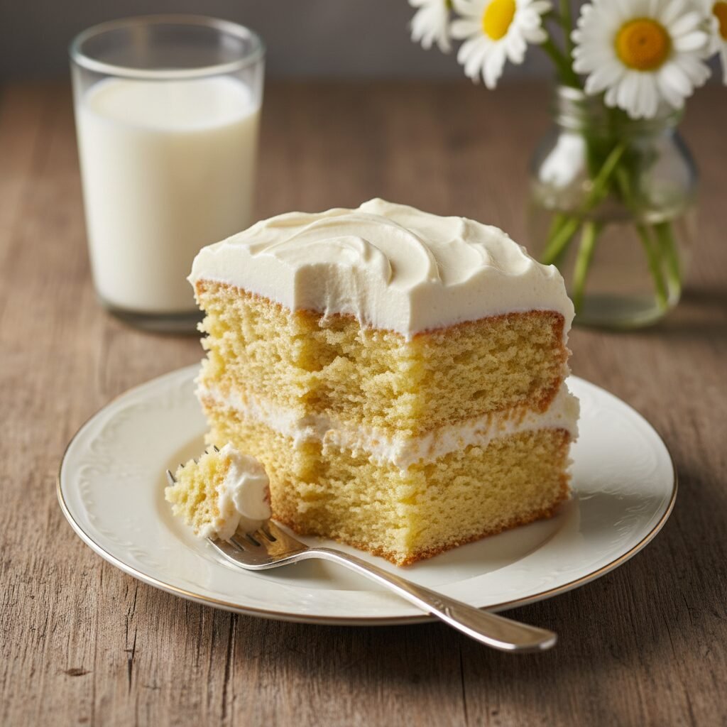 The Ultimate Moist Yellow Layer Cake With Vanilla Buttercream