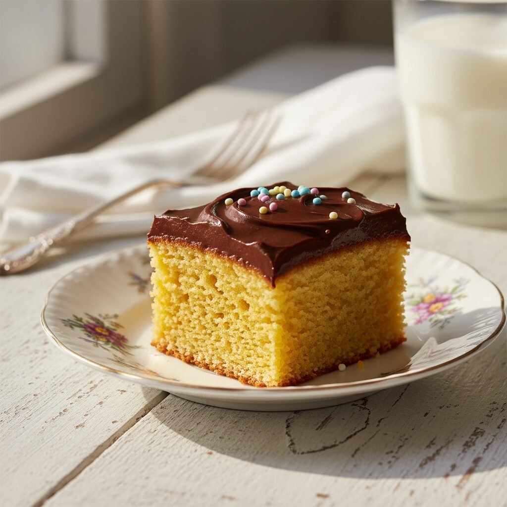 The Ultimate Moist Yellow Sheet Cake For Two: Small Batch Perfection
